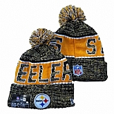 Pittsburgh Steelers Team Logo Knit Hat YD (2),baseball caps,new era cap wholesale,wholesale hats